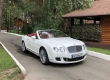 Легковое Авто Кабриолет Bentley Continental, Белый кабриолет прокат